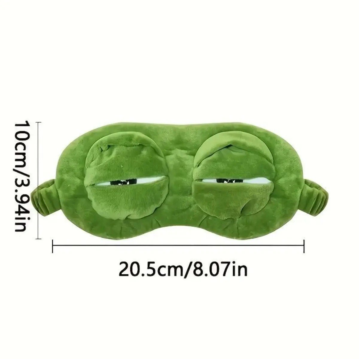 🎁Last Day Promotion 49% OFF🔥3D Frog Sleep Mask, Contoured Eye Mask with Adjustable Strap, Soft Cotton-Blend Fabric