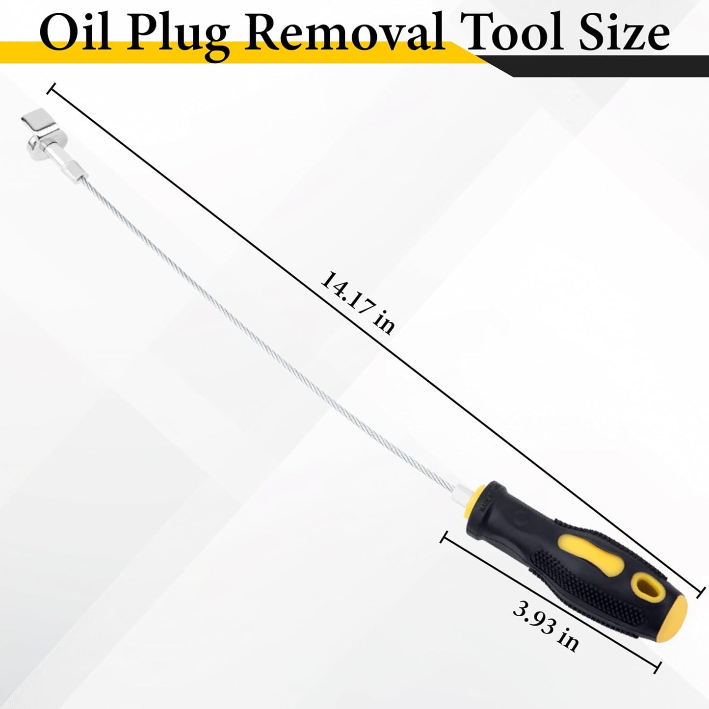 The 14" Magnetic Oil Plug Remover—Never Drop A Hot Plug In Oil Again.