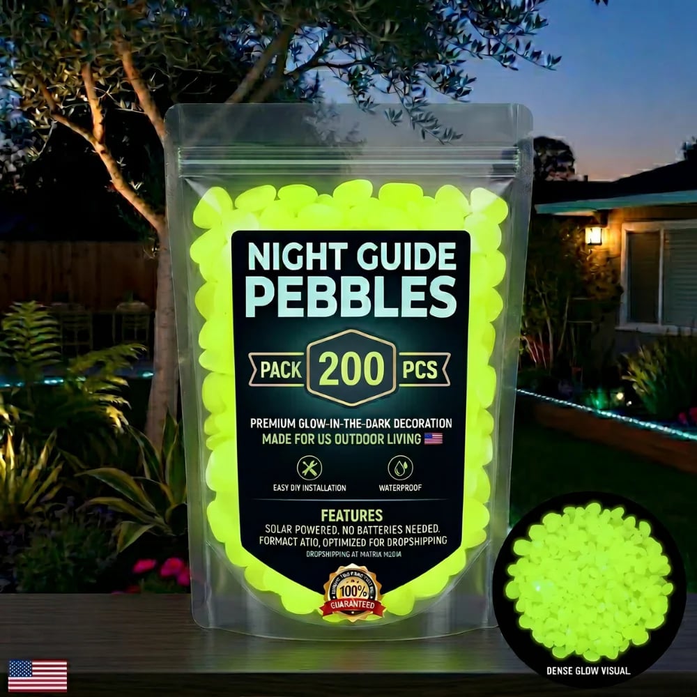 💥49%OFF💥🌈Colorful Glow-in-the-Dark Garden Stones