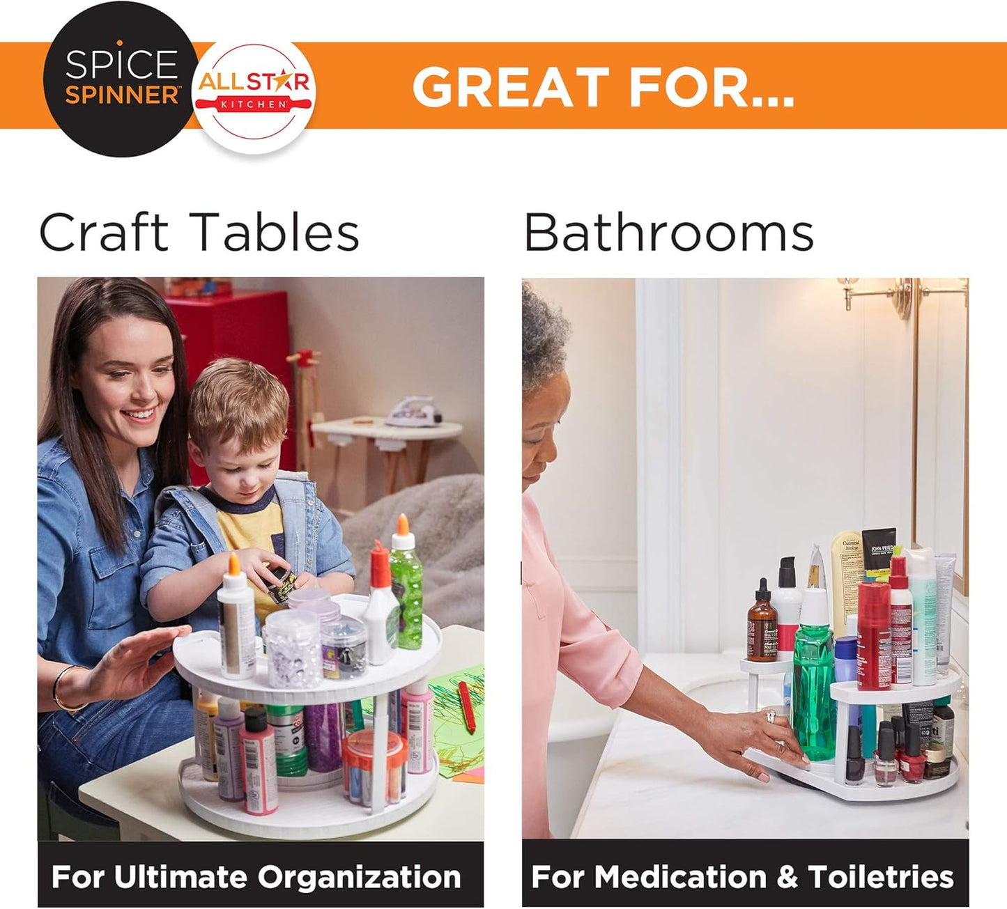 The Spice Spinner: Declutter Your Kitchen in Seconds, Find Every Spice in a Spin! đź§‚