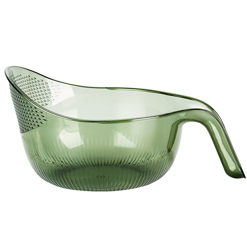 Multi-Functional Rice Strainer with Handle, BPA-Free Kitchen Colander