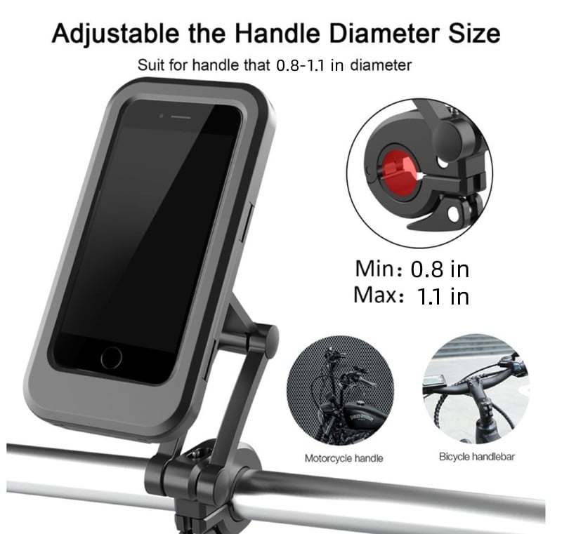 ð¥Waterproof Bicycle & Motorcycle Phone Holder