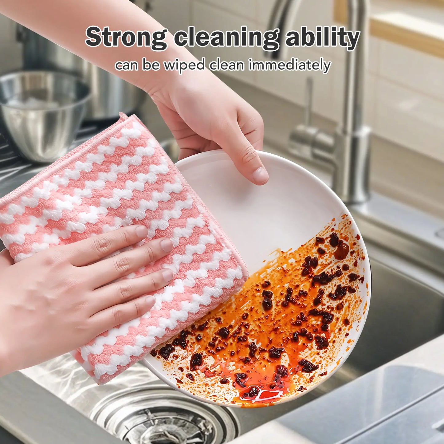 Assorted Microfiber Cleaning Cloths 【10 Counts】