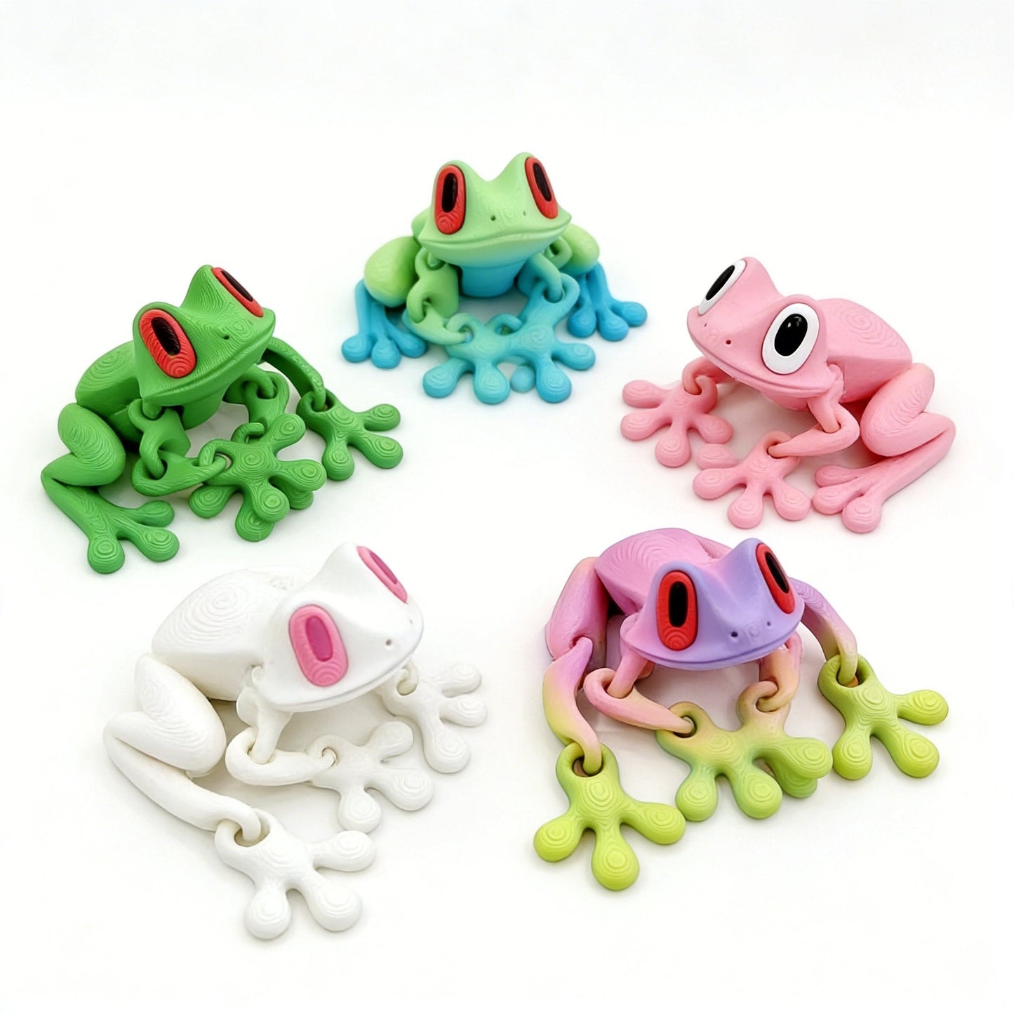 ๐ธ 3D Printed Magnetic Frog | Articulated Fidget Toy & Decor