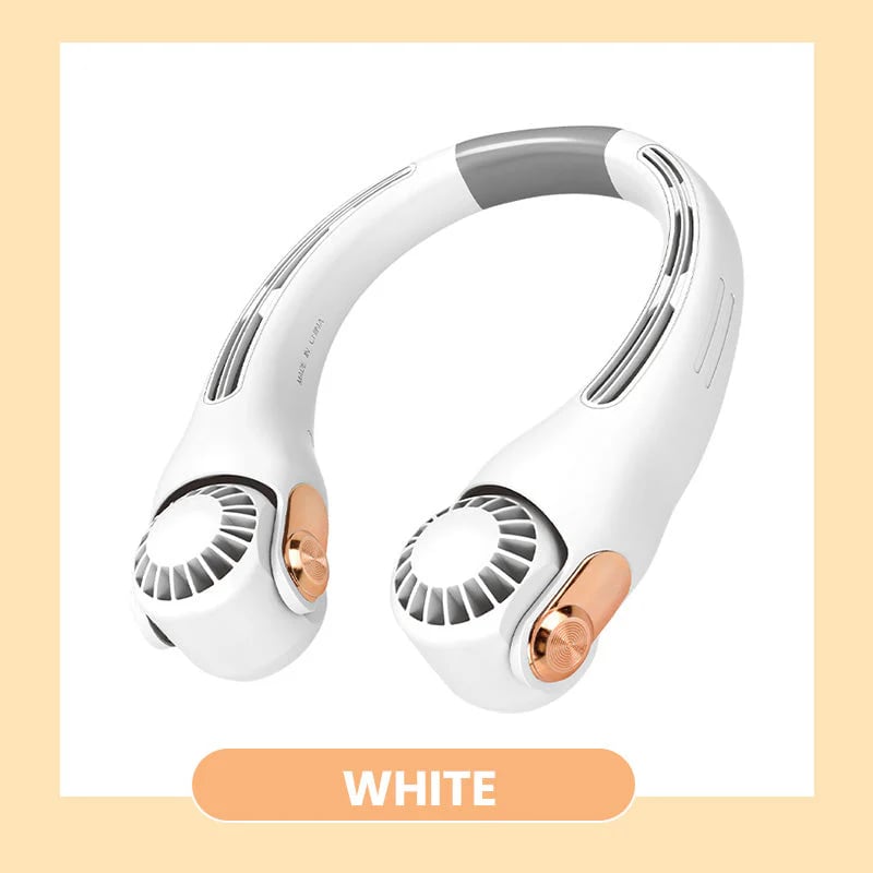 🥳2026 HOT SALE🥳💞50K+ SOLD!🍃 Neck Air Conditioner Fan – Ultra‐quiet, 360° rotating, 3 speeds. Hands‐free cooling, long battery. Summer essential! 😎🌬️
