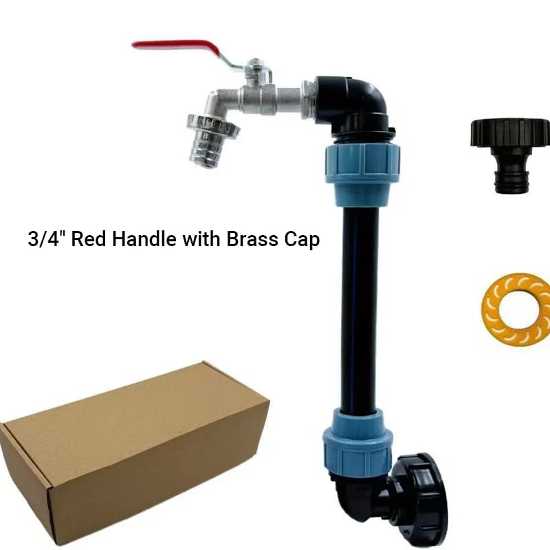 π§ IBC Tank Fitting Set β Leak-Proof, Zinc Alloy Tap, Tool-Free, Complete β¨