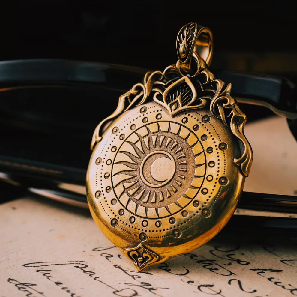 👁️‍🗨️Handmade Tarot Vision Pendant: Connect to Cosmic Wisdom Anytime(✨Comes with instruction manual)