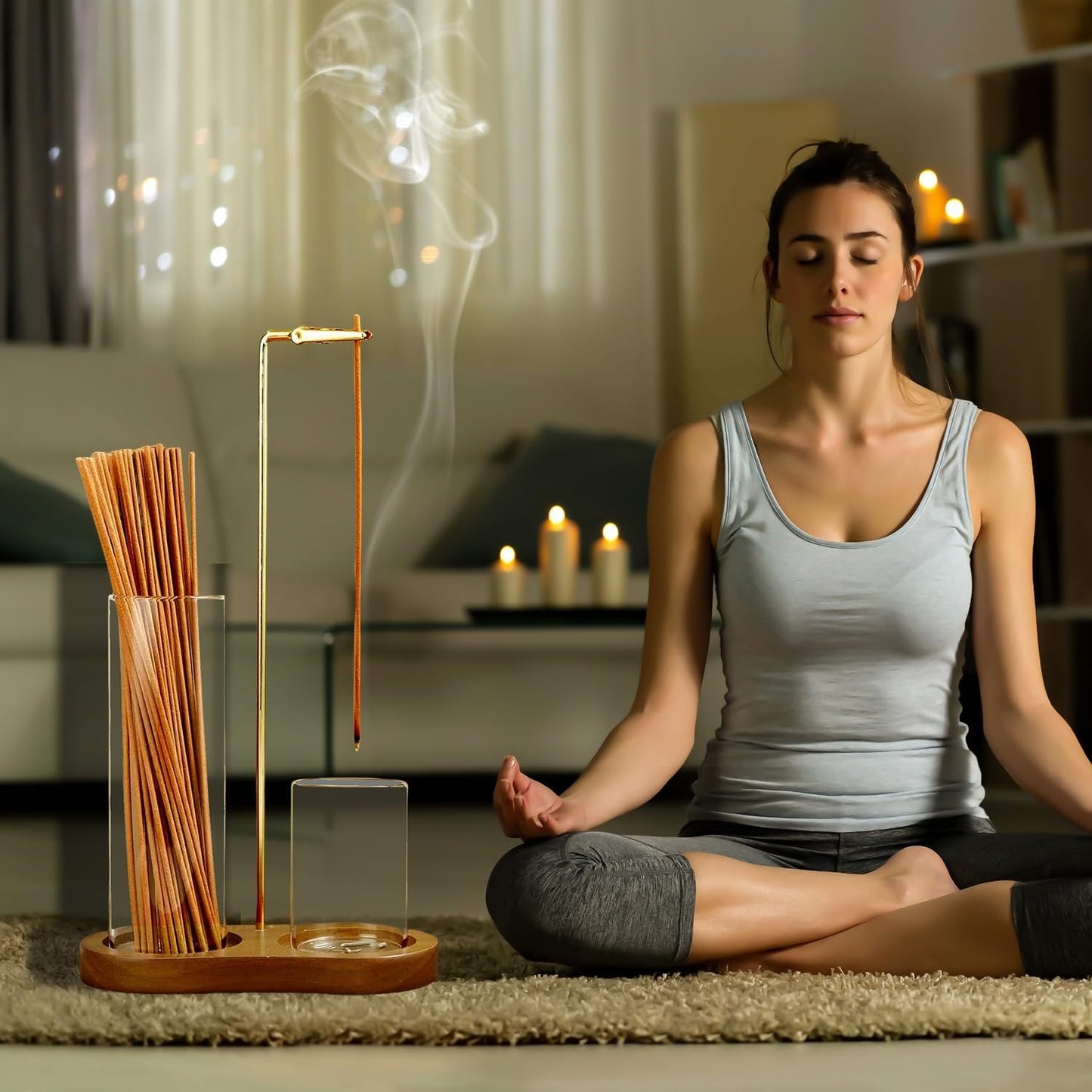 2 in 1 Incense Holder for Sticks(Incense sticks not included)