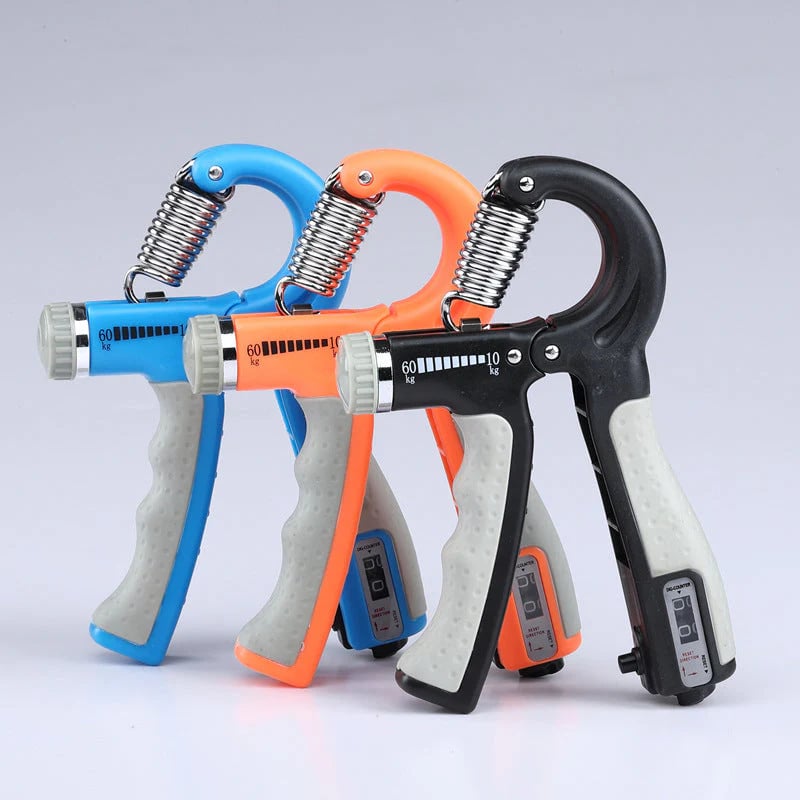 ✨ Adjustable Counting Grip Strengthener — Customize resistance, track progress intelligently, and build powerful hands! ✨