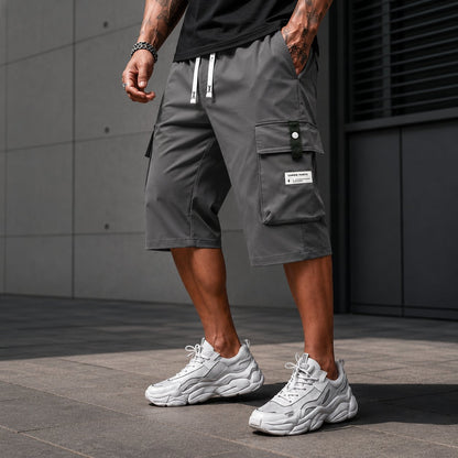 ⏳LAST DAY SALE 49% OFF !!📢Men's Casual Drawstring Capri Cargo Pants 🔥