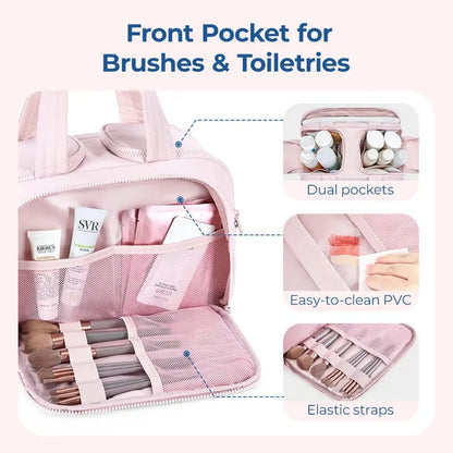 ✨Christmas Early Discount 🎄4-in-1 Puffy Multi-Functional Toiletry Bag for Women – Large Capacity Travel Organizer