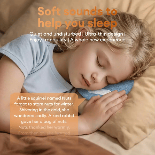🏆Last Day Promotion 49% OFF😴 🎶S1 Ultra-Thin Bluetooth Pillow Speaker with Bluetooth 6.0 - Bone Conduction Technology