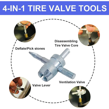 DAILYARD™ 14-Piece Set Quick Change Tire Valve Tool Kit
