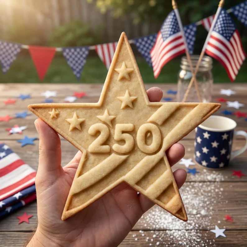 🎁Last Day 49% OFF - 1776–2026 USA 250th Anniversary Cookie Stamp