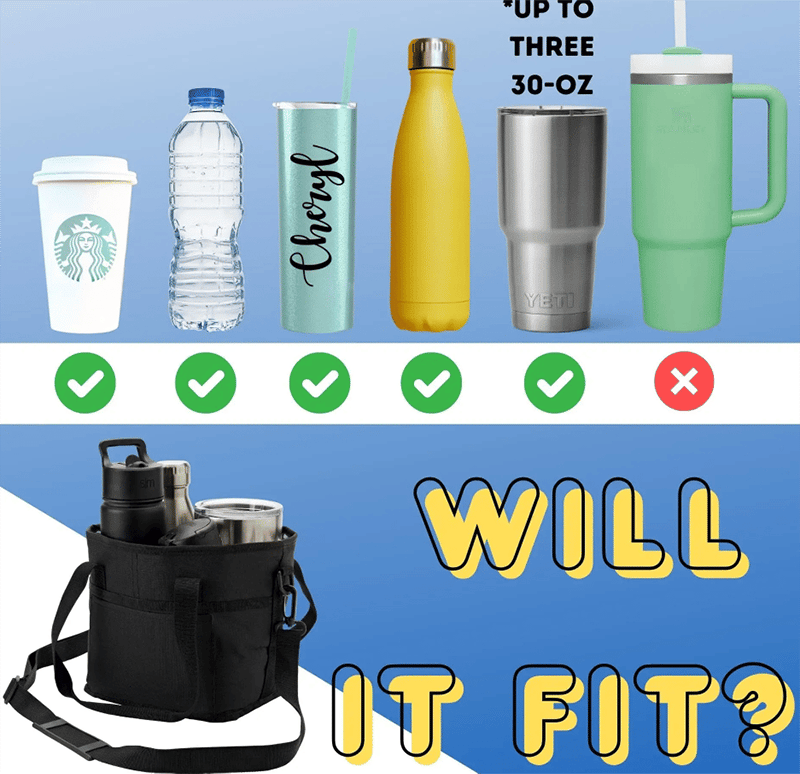 ✨Family Size 4 Compartment Drink Bag