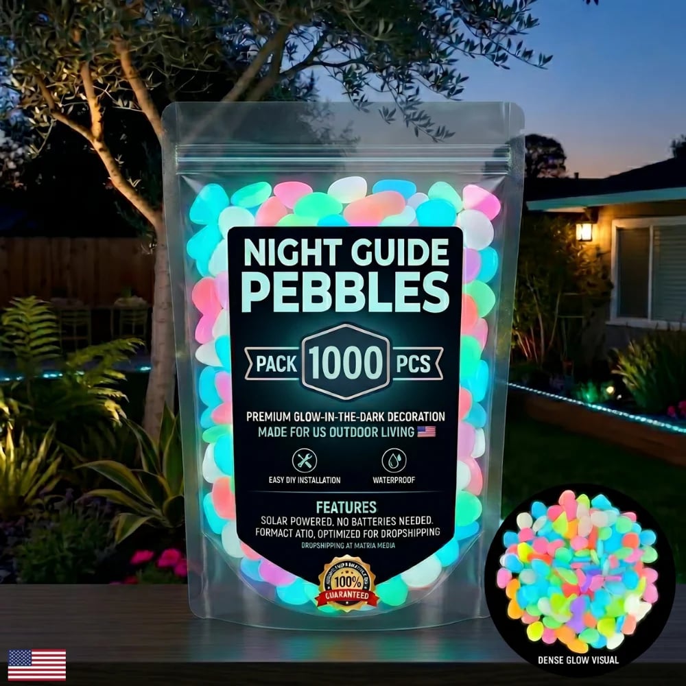 💥49%OFF💥🌈Colorful Glow-in-the-Dark Garden Stones