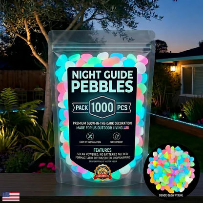 💥49%OFF💥🌈Colorful Glow-in-the-Dark Garden Stones