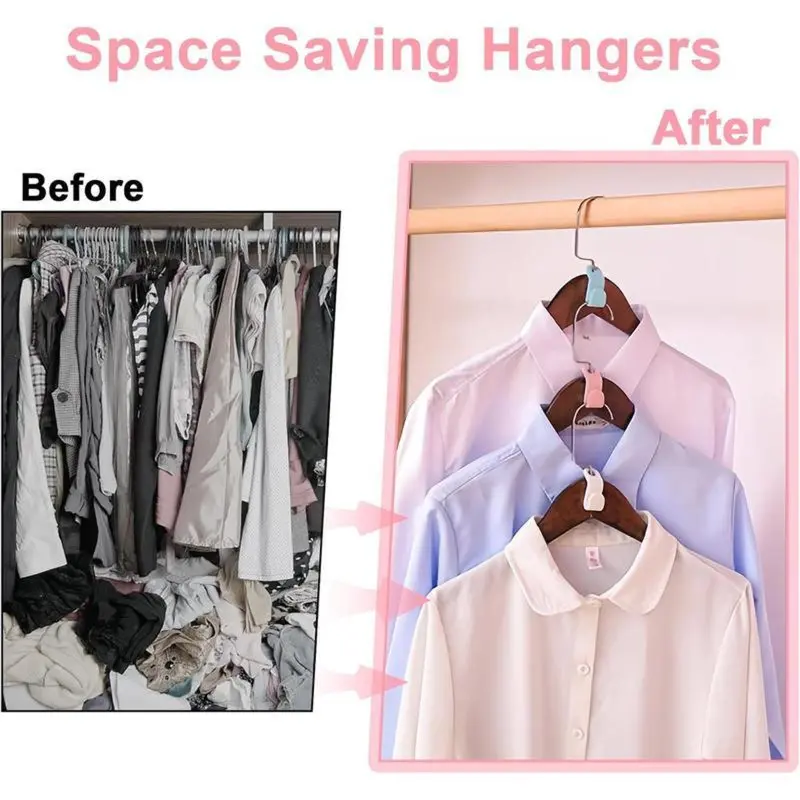 ✨Day Sale 49% OFF✨Space Saving Hangers Connector Hooks 20 Counts