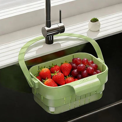 🍅Collapsible Faucet-Hanging Sink Strainer Basket
