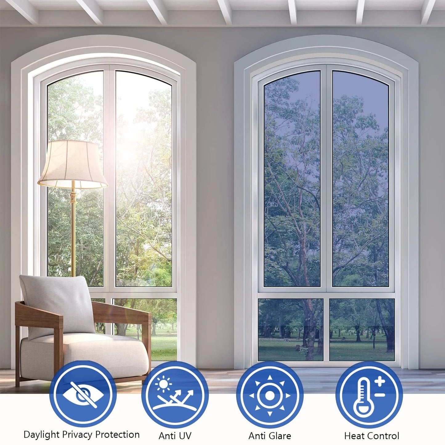 49%OFF🔥☀Privacy Sun Blocking Anti UV Reflective Window Film