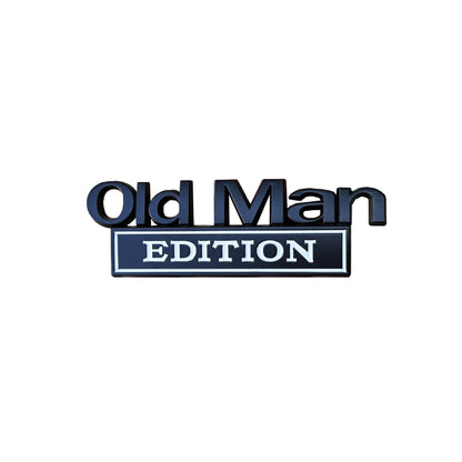 FUCK IT Edition Emblem/Old Man Edition Car Emblem