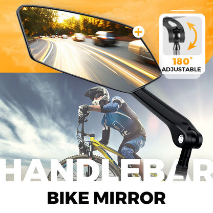 360° Rotatable Adjustable Bicycle Rearview Mirror🚴🪞