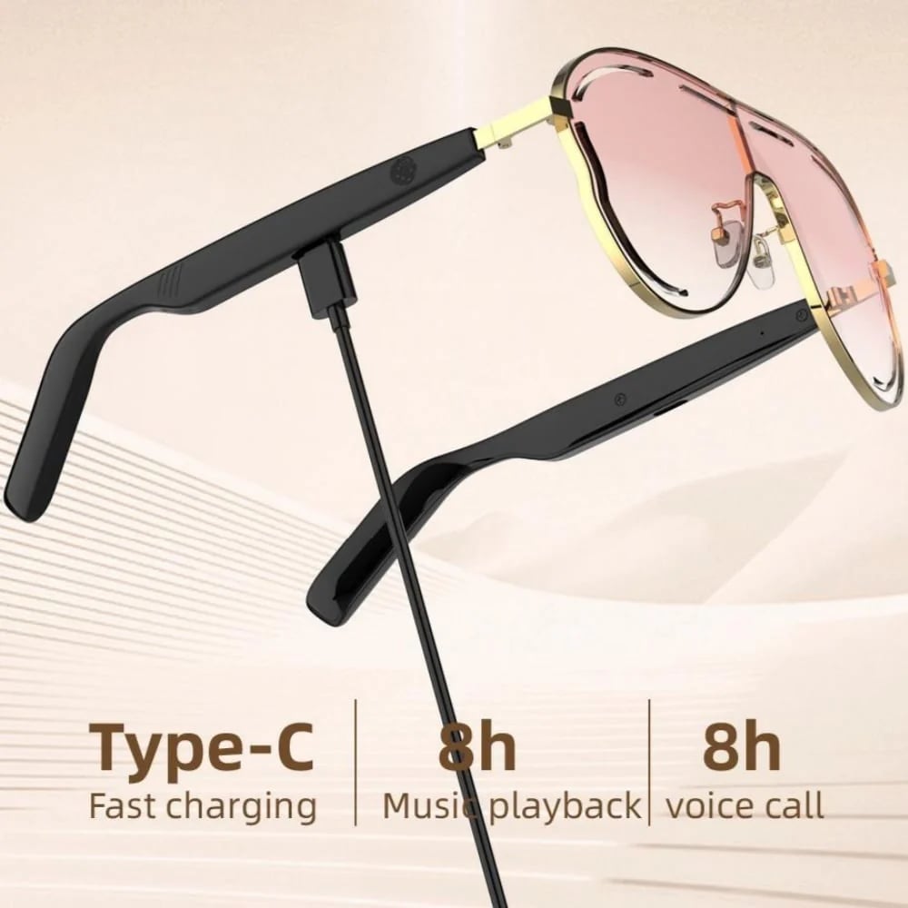💕Hot sale 49% OFF😎 Smart Bluetooth 5.4 Audio Sunglasses – Open-Ear, UV & Blue Light Protection