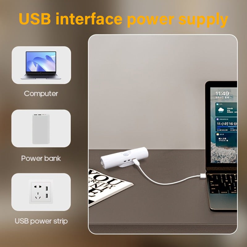 🔥Rechargeable Smart LED Motion Sensor Ambient Light