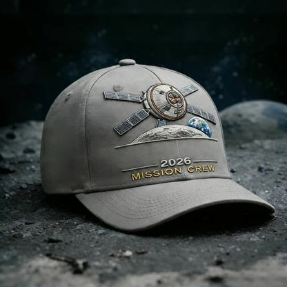 ✨High-end craftsmanship in hand printing-🌕Artemis II Lunar Mission Commemorative Cap