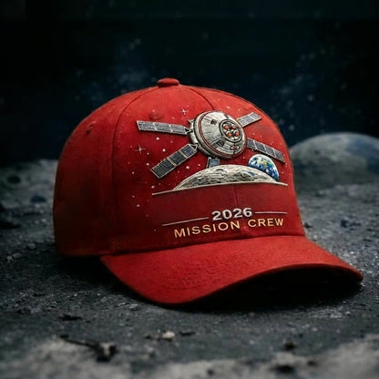 ✨High-end craftsmanship in hand printing-🌕Artemis II Lunar Mission Commemorative Cap