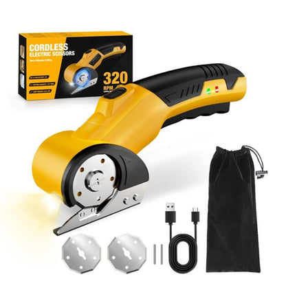 Cordless Electric Scissors 4V – Rechargeable Heavy Duty Cutter