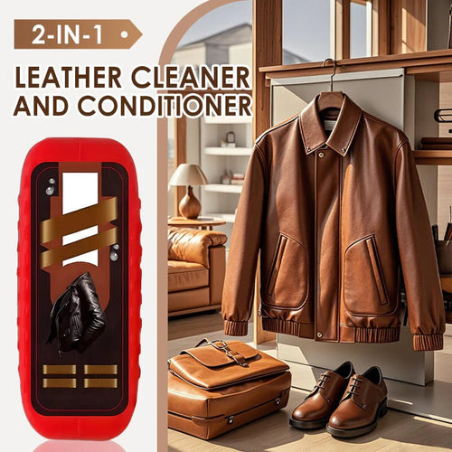 🚗 BUY 1 GET 1 FREE! ✨2-in-1 Leather Cleaner and Conditioner