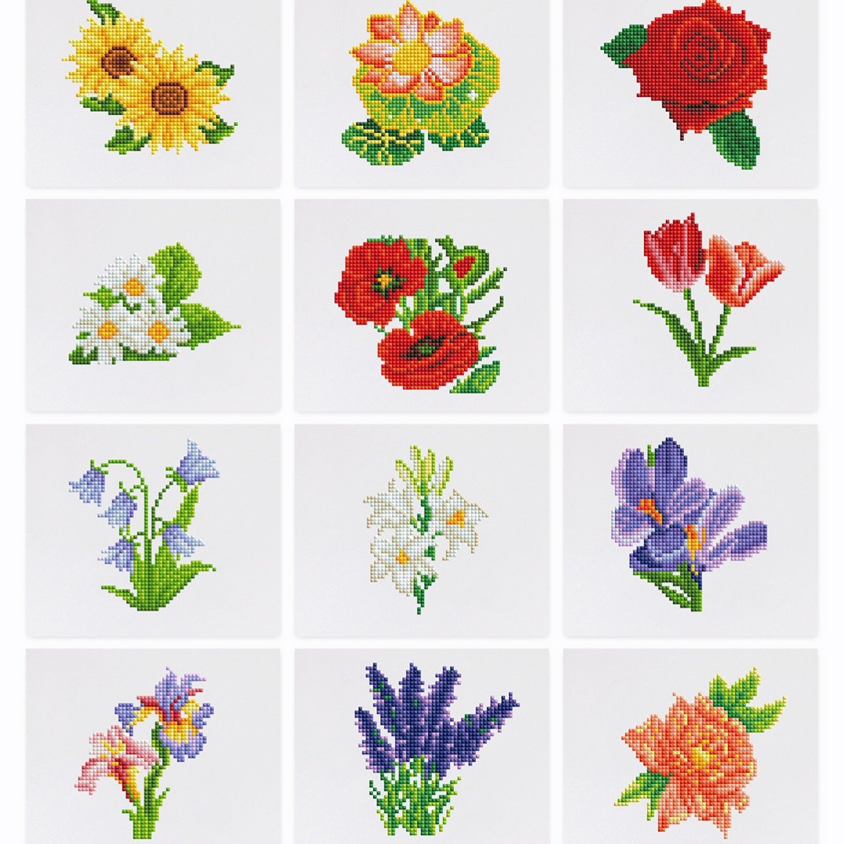 ✨ Mini Diamond Painting Postcard Set