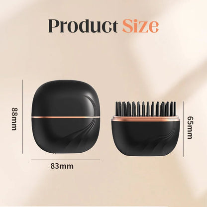 Mini Cordless Hair Straightener Comb