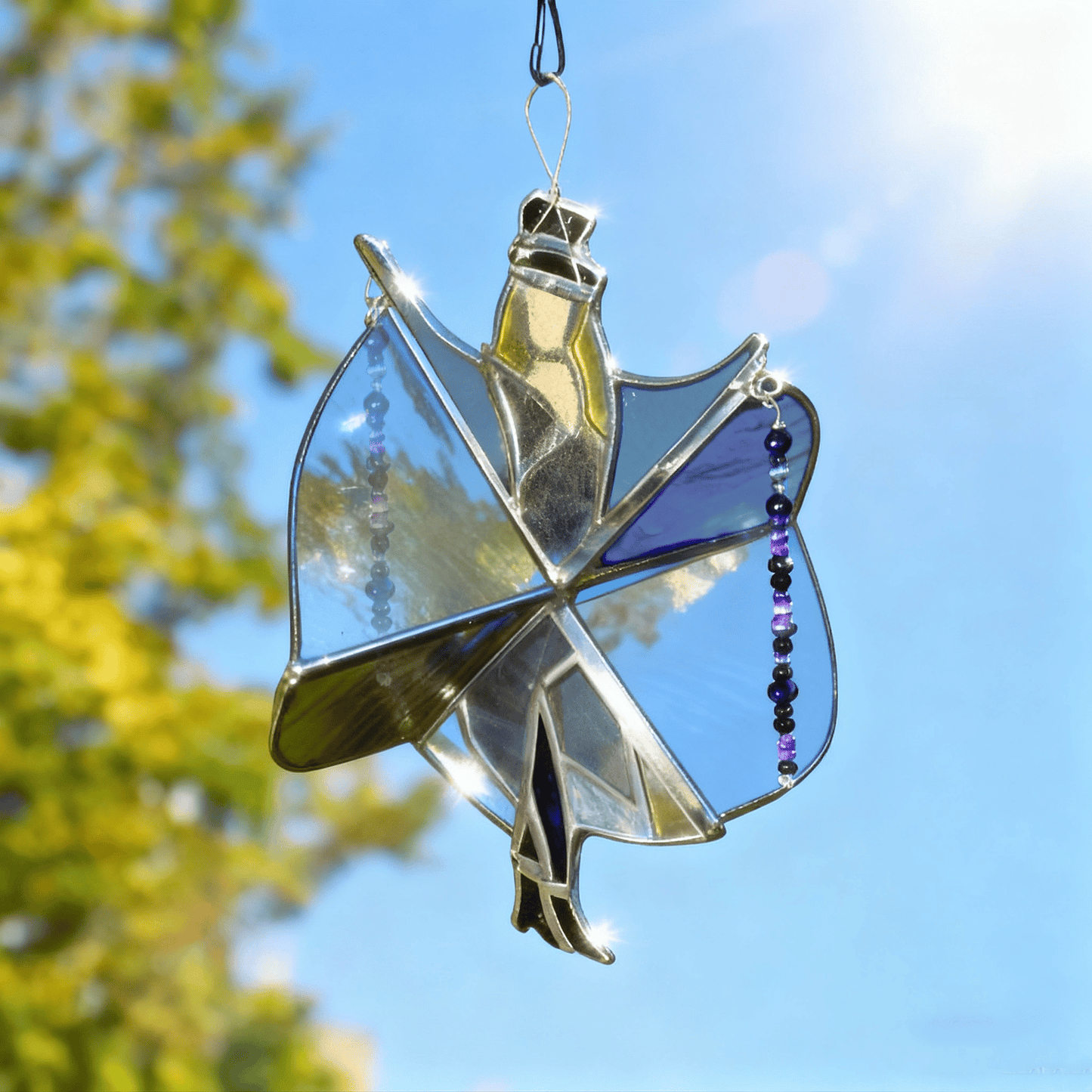 💃🤘 Handmade Stained Acrylic Spinner