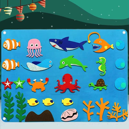 Montessori Learning Felt Board - Explore Imaginative Worlds!