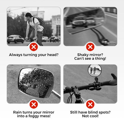 360° Rotatable Adjustable Bicycle Rearview Mirror🚴🪞