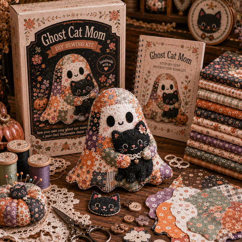 🔥49% Off Last Day - 👻 Little Ghost’s Cozy Halloween DIY Patchwork Kit