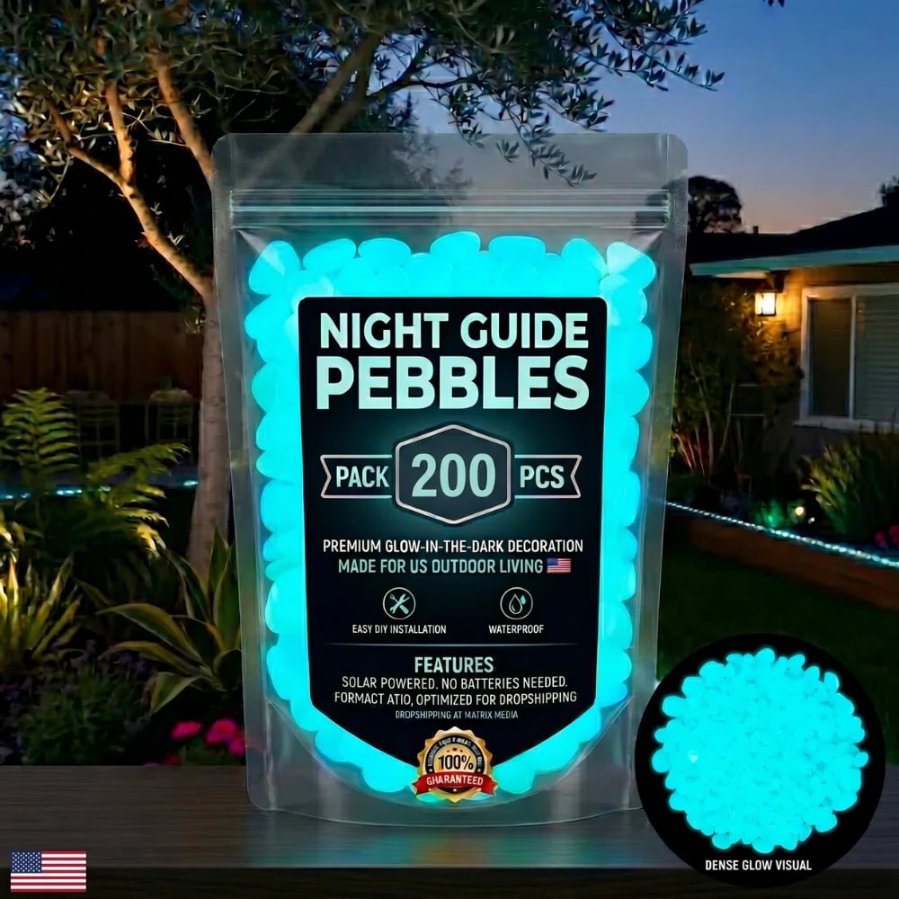 💥49%OFF💥🌈Colorful Glow-in-the-Dark Garden Stones
