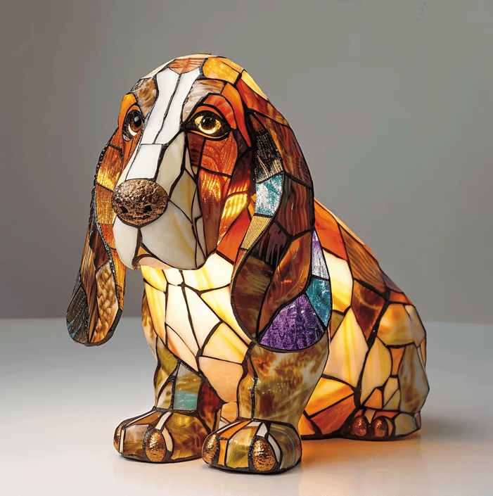 🐶3D Table Lamp Cute Dog Home Room Decor