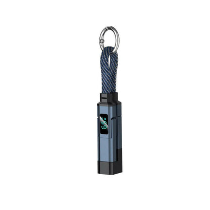 🔥HOT SALE 49% OFF🔥4-in-1 Digital Display Keychain Charging Cable