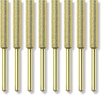 30/60 Pcs Diamond Chainsaw Sharpener 5/32, 3/16, 7/32 Inches