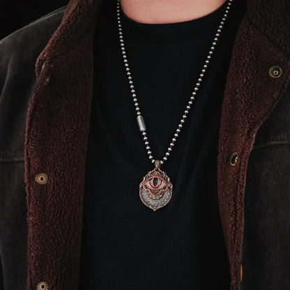 👁️‍🗨️Handmade Tarot Vision Pendant: Connect to Cosmic Wisdom Anytime(✨Comes with instruction manual)