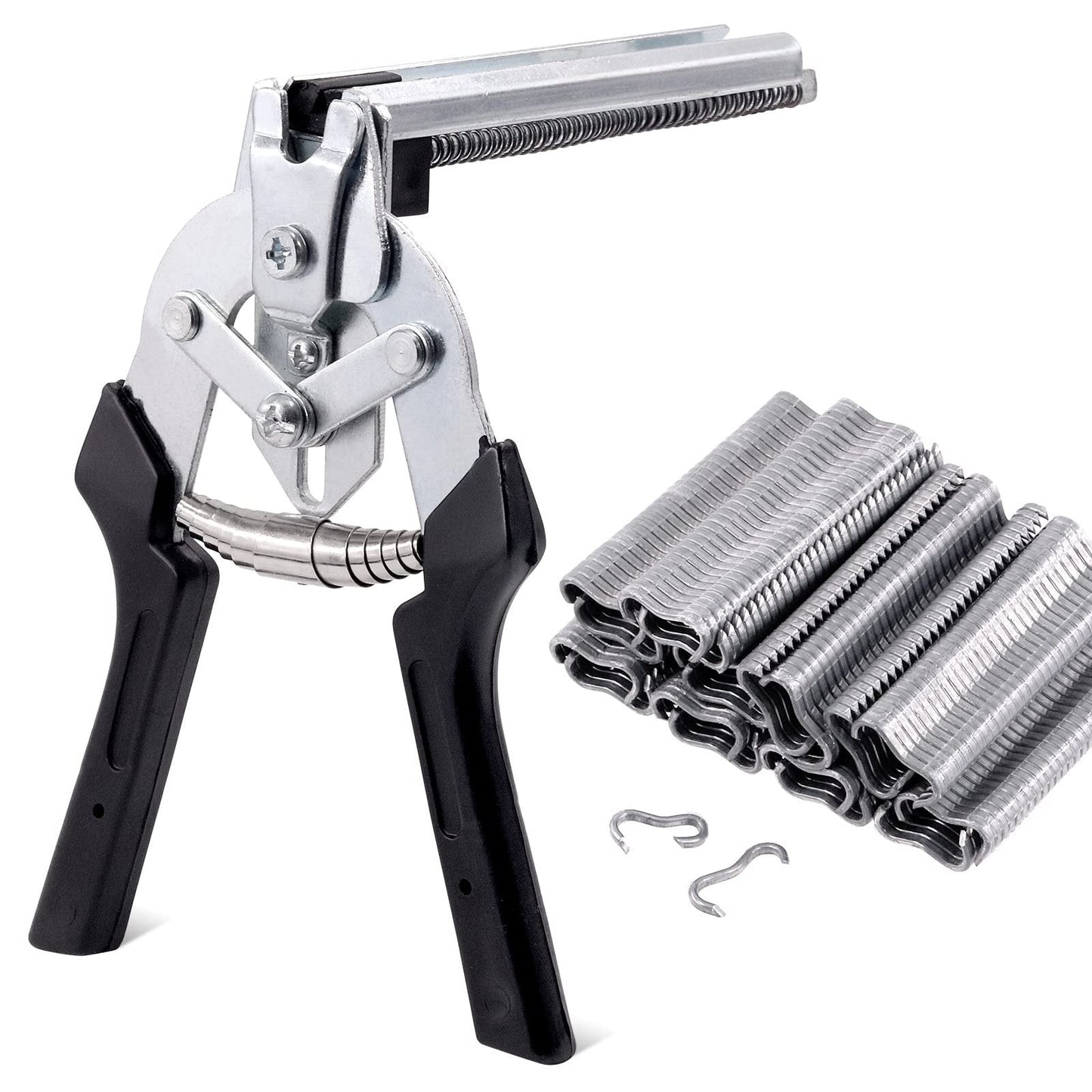 TYIIPLUS™ M-Type Hog Ring Pliers Kit – Semi-Automatic Spring-Loaded Fence & Cage Repair Tool