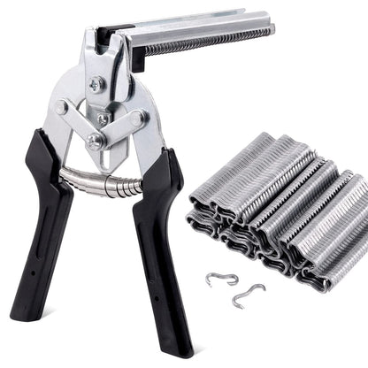 TYIIPLUS™ M-Type Hog Ring Pliers Kit – Semi-Automatic Spring-Loaded Fence & Cage Repair Tool