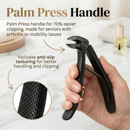 Nail Clipper for Seniors, Wide Jaw Long Handle Clipper for Thick Nails