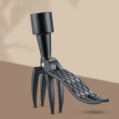 Stand Up Weed Puller Tool with 4-Claw Steel Head