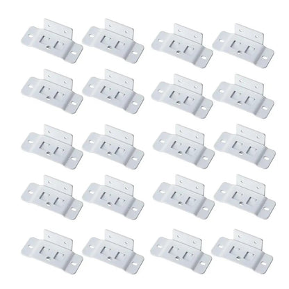 8-Pack Heavy-Duty Stainless Steel Corner Brackets – Quick Fitting L Shape Furniture Joint Braces with Screws