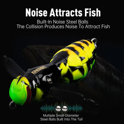 ⏰ Last Day 49% OFF – 🐝 Bionic Wasp Topwater Lure That Triggers Explosive Strikes