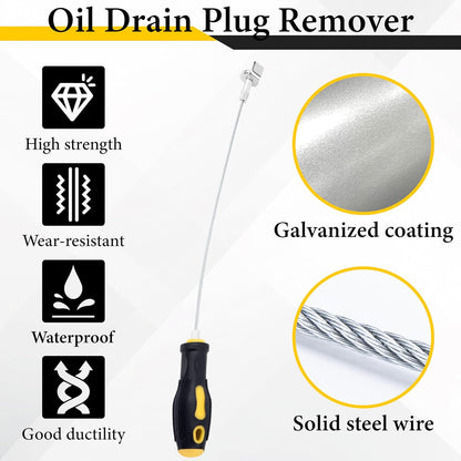 The 14" Magnetic Oil Plug Remover—Never Drop A Hot Plug In Oil Again.